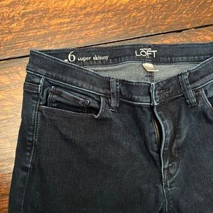 LOFT Super Skinny Jeans